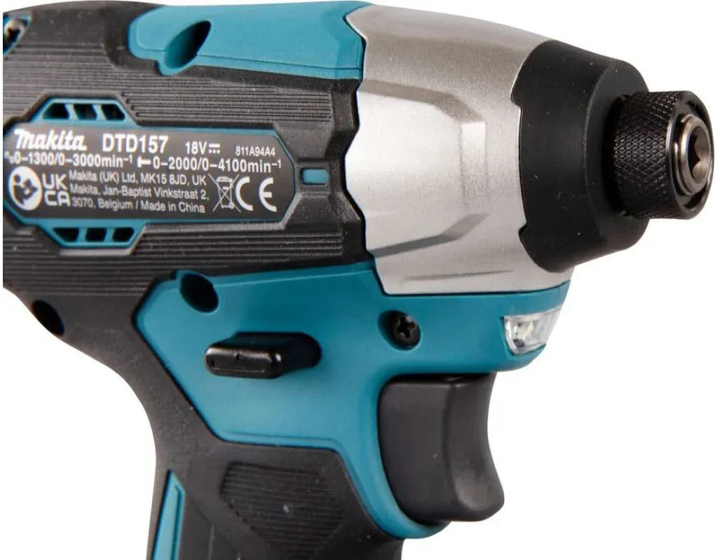 Шуруповерт Makita DTD157Z аккум. патрон:шестигр.1/4 - фото 7