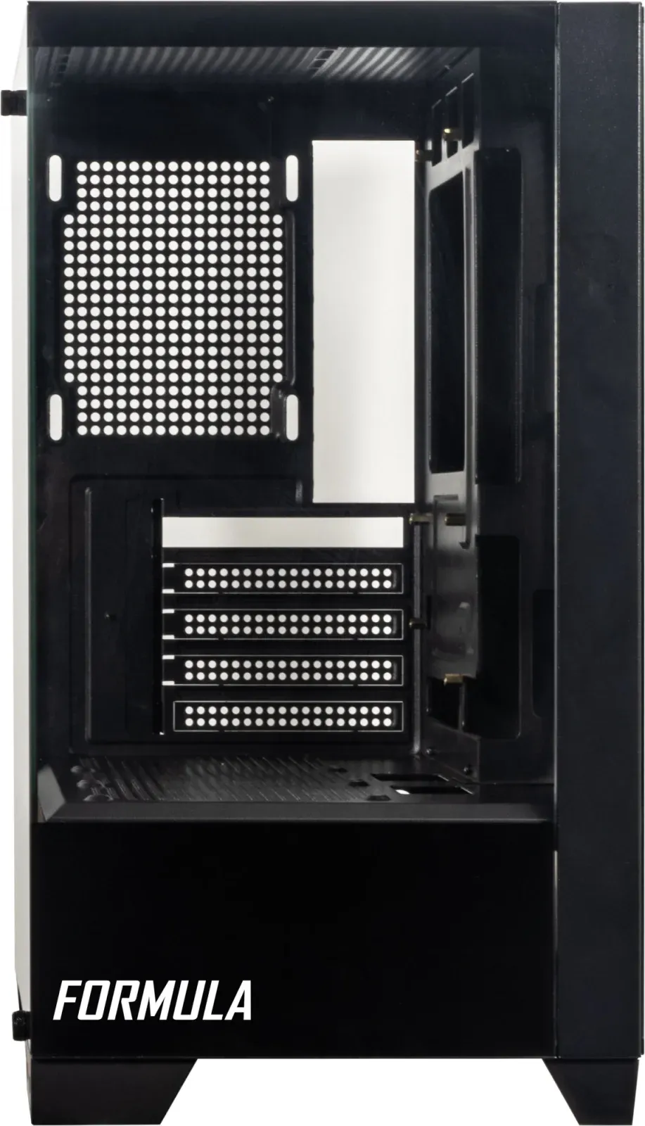 Корпус Formula Crystal Z1M черный без БП mATX 7x120mm 1xUSB2.0 1xUSB3.0 audio bott PSU - фото 7