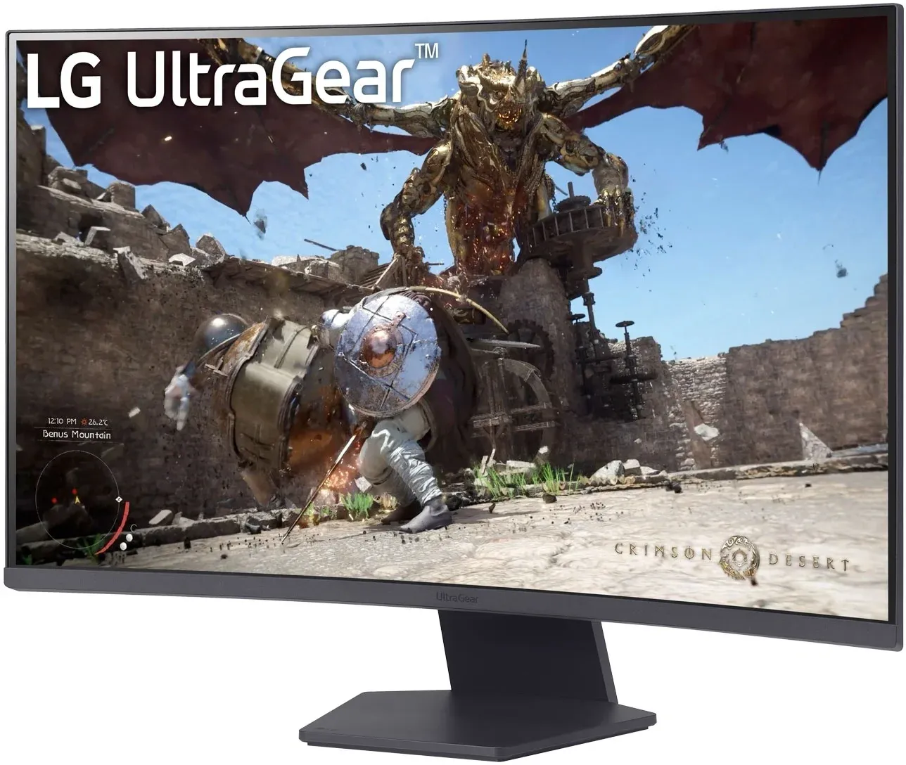 Монитор LG 31.5 UltraGear 32GS60QC-B черный VA LED 16:9 HDMI матовая 3000:1 300cd 178гр/178гр 2560x1440 180Hz FreeSync DP WQ HD 2K 1440p 7.2кг - фото 2