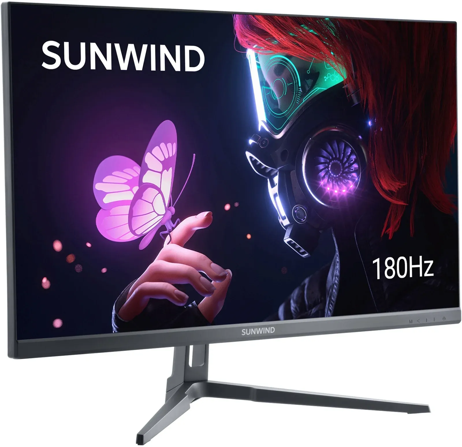 Монитор SunWind 24.5 SM-25FI401 черный IPS LED 3ms 16:9 HDMI матовая 250cd 178гр/178гр 1920x1080 180Hz G-Sync FreeSync DP FHD 3.3кг - фото 3