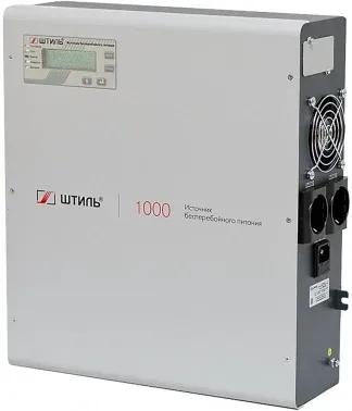 Источник бесперебойного питания Штиль SW1000L 900Вт 1000ВА серый - фото 8