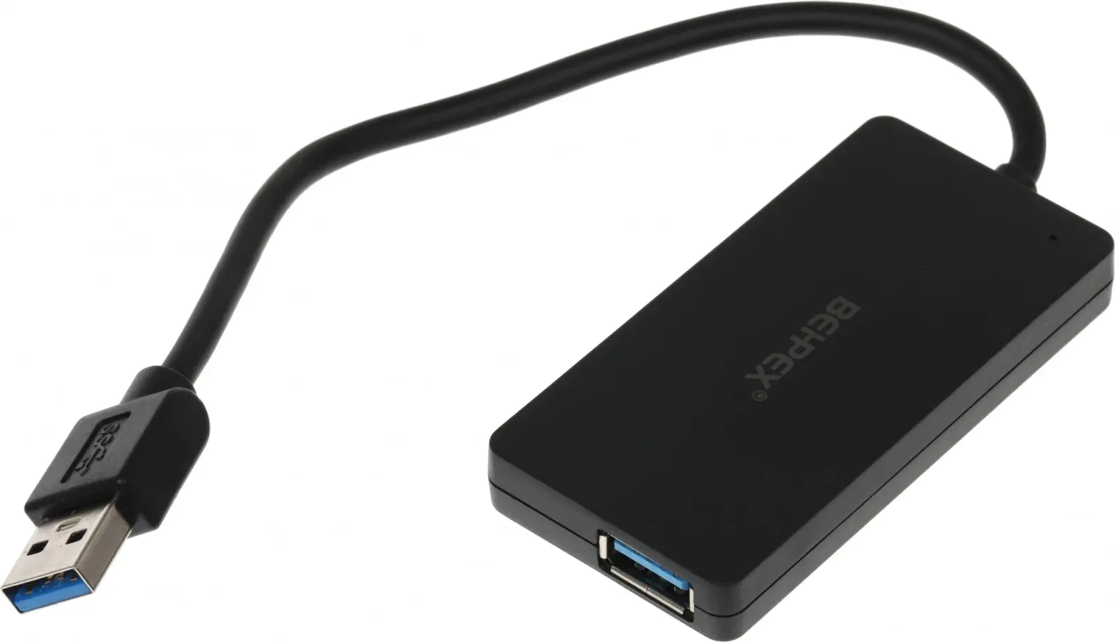 Разветвитель USB 3.0 BPH-3013 4порт. черный - фото 1