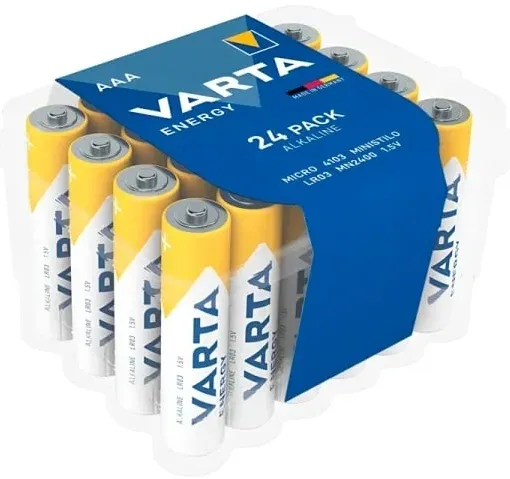 Батарея Varta Energy LR03 BOX24 AAA 24шт блистер - фото 2