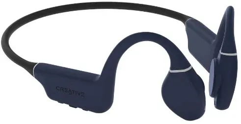 Гарнитура накладные Creative Outlier Free Pro Plus черный/синий беспроводные bluetooth крепление за ухом 51EF1081AA001 - фото 2