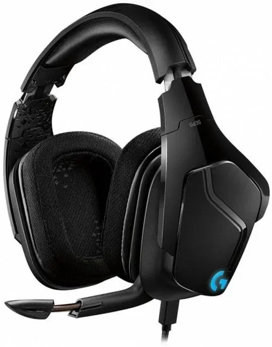 Наушники с микрофоном Logitech G635 Lightsync черный 2.8м накладные оголовье 981-000750 - фото 2