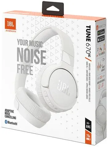 Наушники и гарнитуры JBL Tune 670NC белый - фото 2