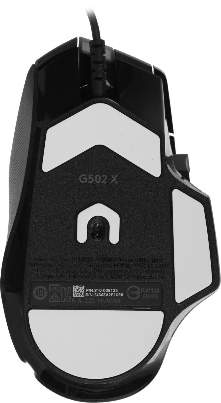Мышь Logitech G502 X черный оптическая 25600dpi USB 13but 910-006142 - фото 5