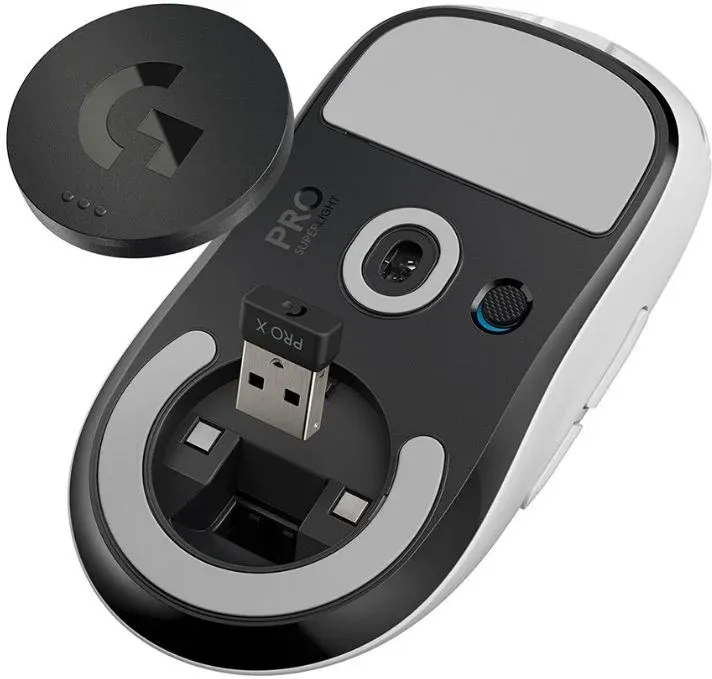 Мышь Logitech G Pro X Superlight белый оптическая 25600dpi беспров. USB 4but 910-005946 - фото 5