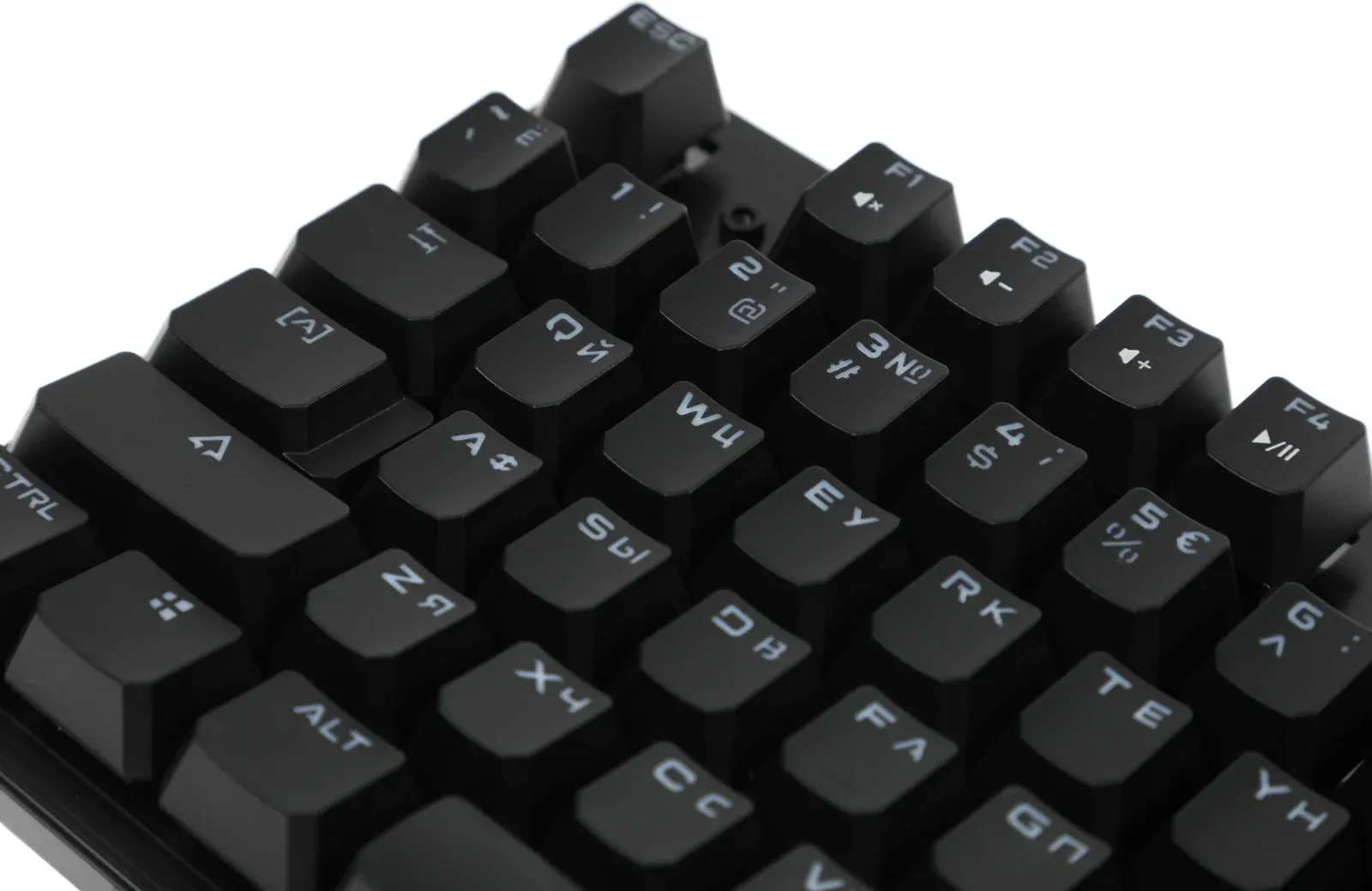 Клавиатура A4Tech B825R механическая черный USB for gamer LED подставка для запястий B825R RED SWITCHES кабель 1.8м - фото 6