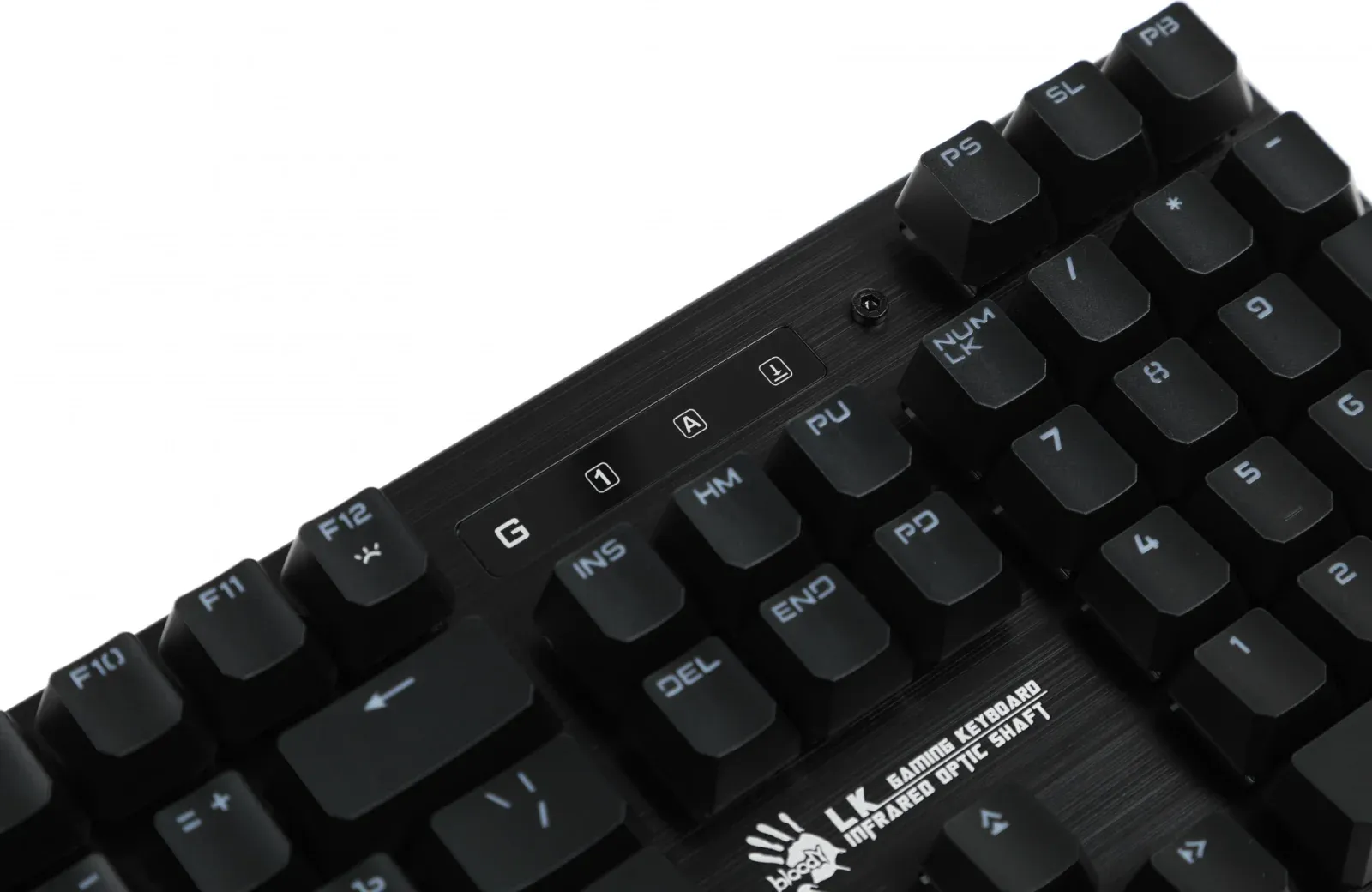 Клавиатура A4Tech B825R механическая черный USB for gamer LED подставка для запястий B825R RED SWITCHES кабель 1.8м - фото 8