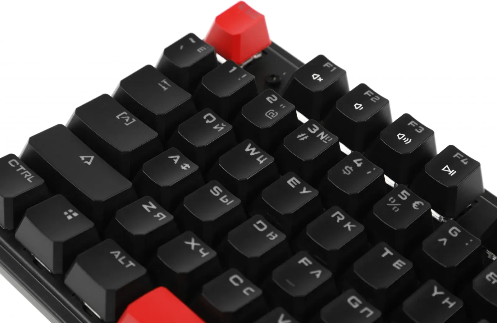 Клавиатура A4Tech S515R механическая черный USB for gamer LED подставка для запястий S515R FIRE BLACK кабель 1.8м - фото 7