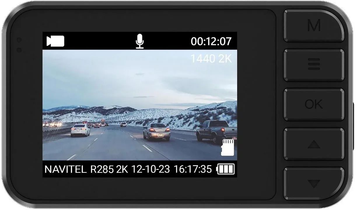 Видеорегистратор Navitel R285 2К черный 1440x2560 1440p 140гр. CV7327 - фото 3