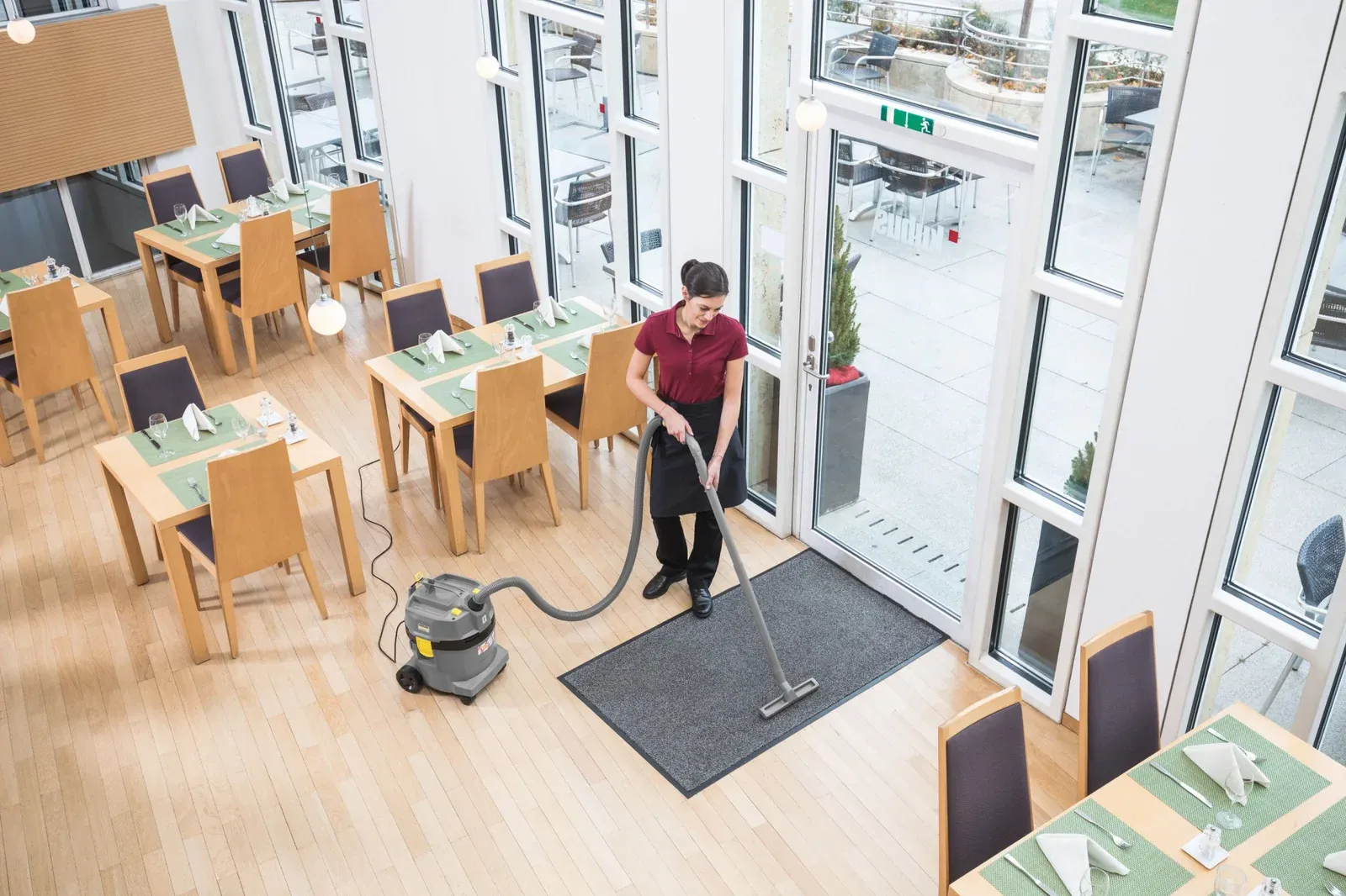 Строительный пылесос Karcher NT 22/1 Ap Te 1300Вт уборка: сухая/влажная/сбор воды серый - фото 2