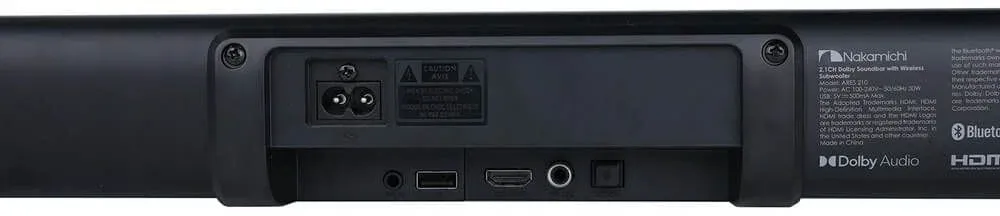 Саундбар Nakamichi ARES 210 2.1 60Вт+60Вт черный - фото 6