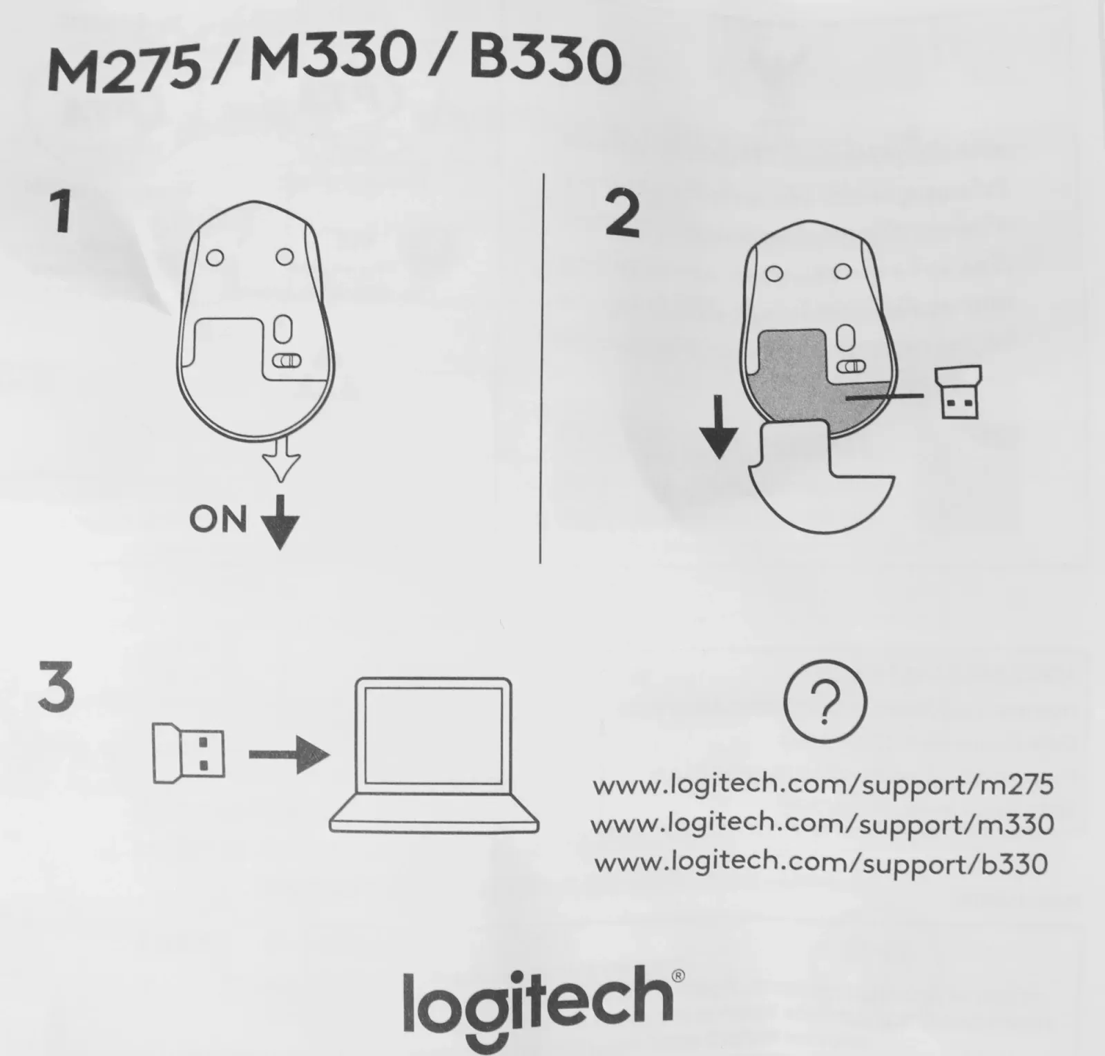 Мыши LOGITECH M330 Silent Plus - фото 1