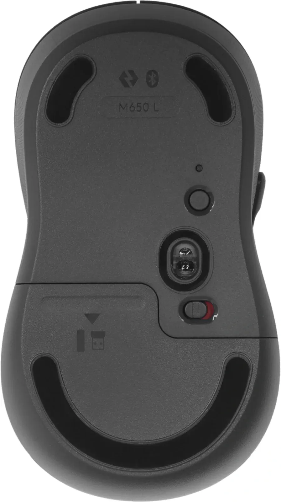 Мышь Logitech M650 Large графитовый оптическая 4000dpi silent беспров. BT/Radio USB 5but 910-006388 - фото 5