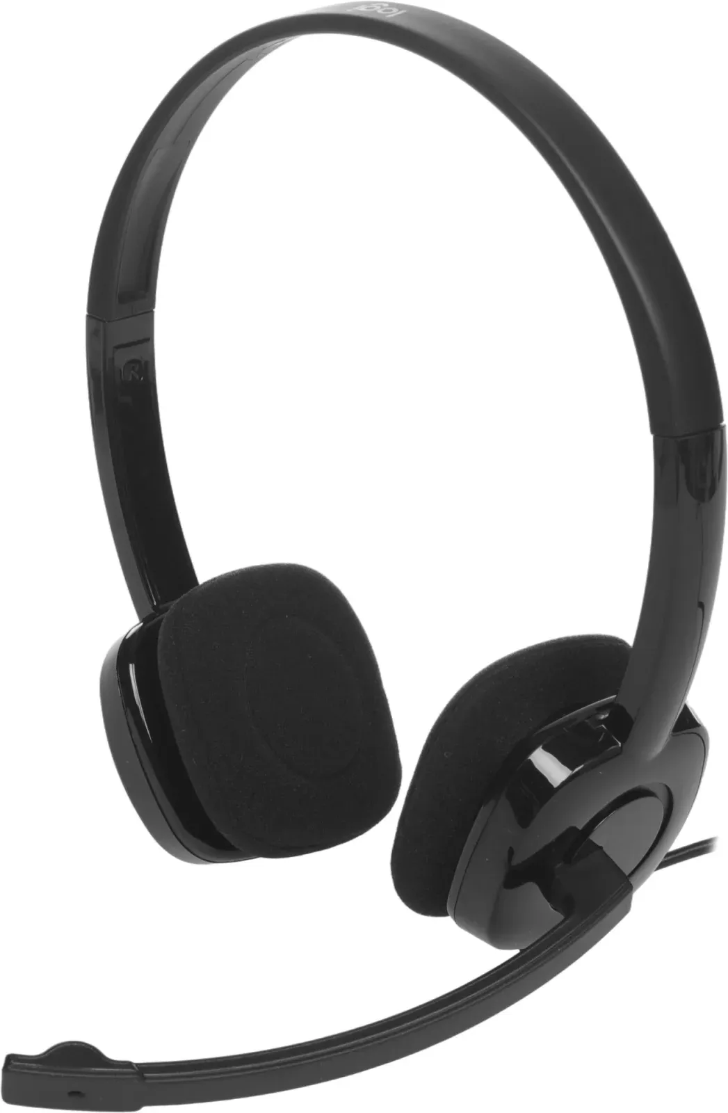 Наушники с микрофоном Logitech H151 черный 1.8м накладные оголовье 981-000590 - фото 2