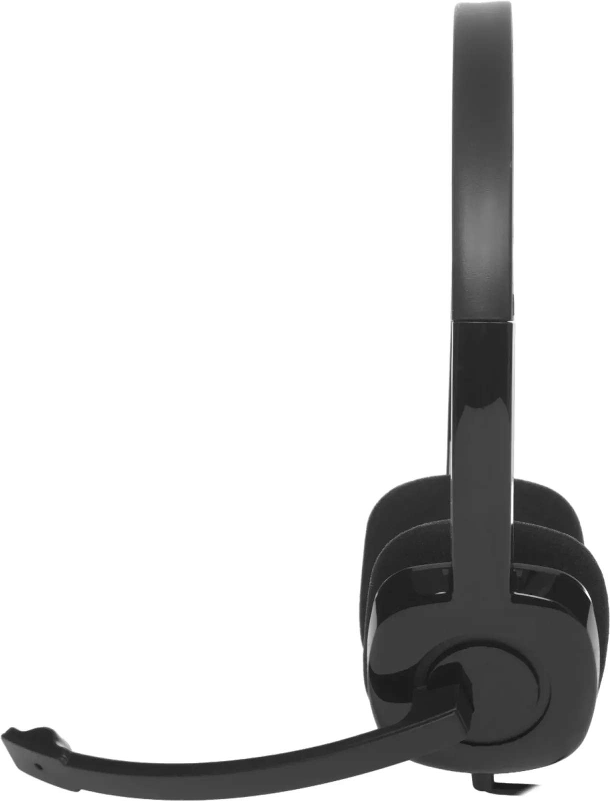 Наушники с микрофоном Logitech H151 черный 1.8м накладные оголовье 981-000590 - фото 3