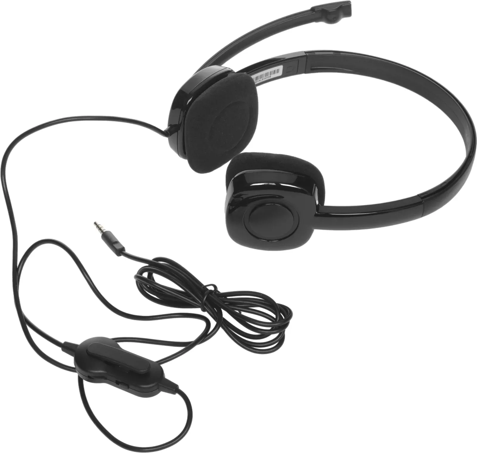 Наушники с микрофоном Logitech H151 черный 1.8м накладные оголовье 981-000590 - фото 8