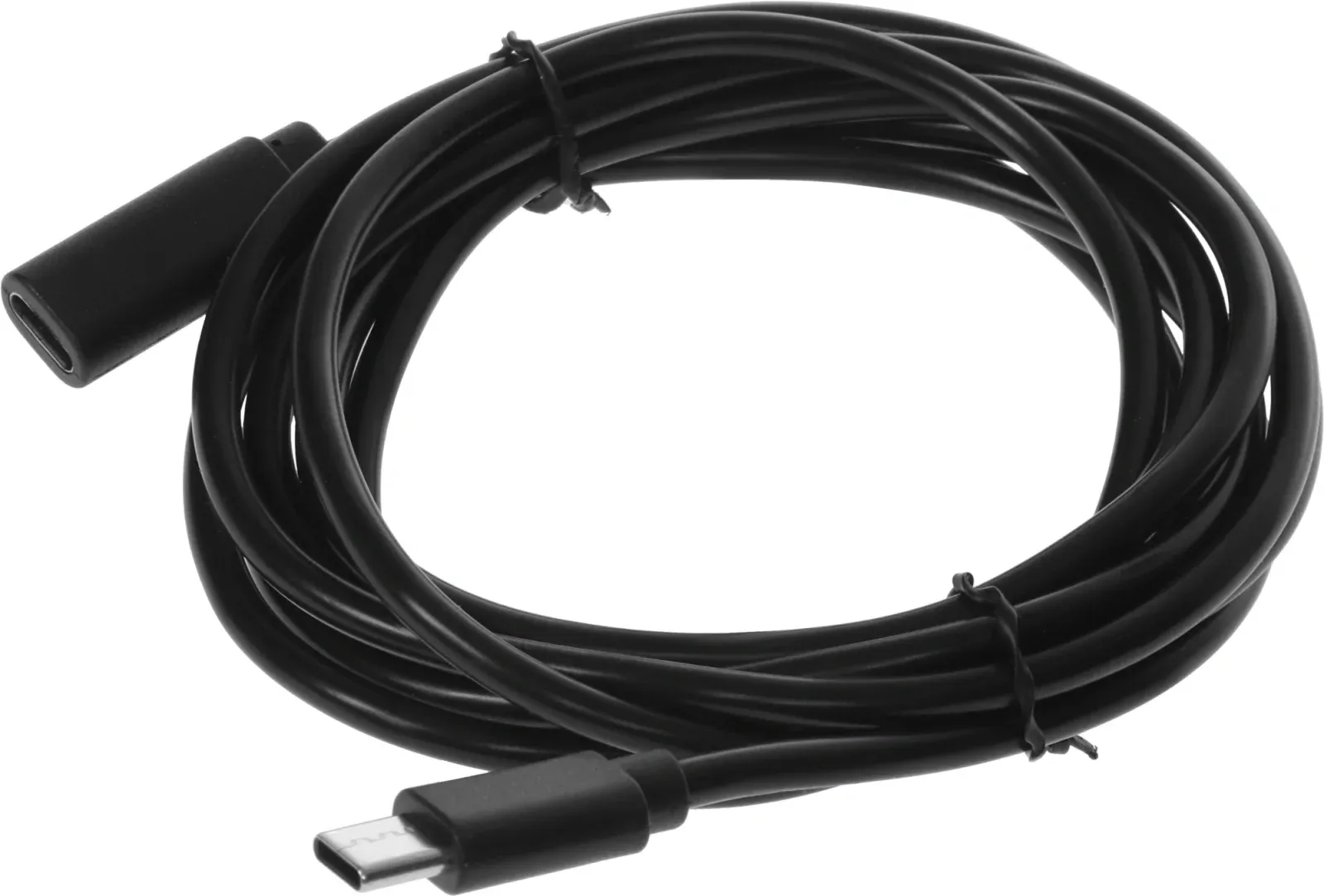 Кабель-удлинитель Buro USB Type-C m USB Type-C f 2м BU-EXT-TYPEC-2M черный - фото 2