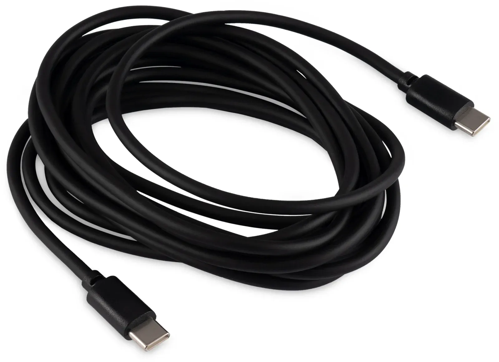 Кабель Buro BU-USB-CC-3M-100W USB Type-C m-USB Type-C m 3м черный - фото 1
