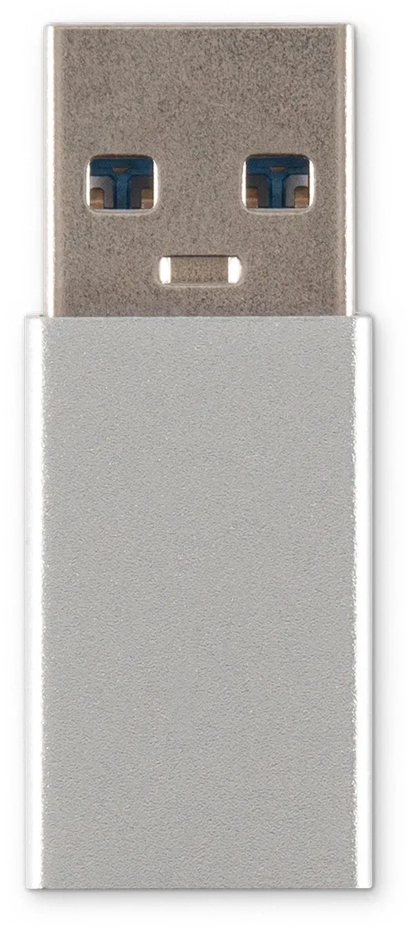 Адаптер Buro ver2.0 USB Am USB Type-C f BU-USB2-AM-CF серебристый - фото 3