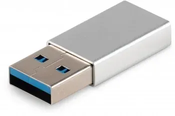 Адаптер Buro ver2.0 USB Am USB Type-C f BU-USB2-AM-CF серебристый - фото 5