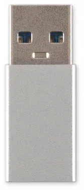 Адаптер Buro ver2.0 USB Am USB Type-C f BU-USB2-AM-CF серебристый - фото 7