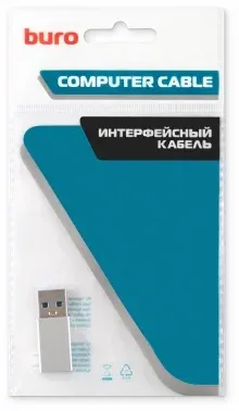 Адаптер Buro ver2.0 USB Am USB Type-C f BU-USB2-AM-CF серебристый - фото 8