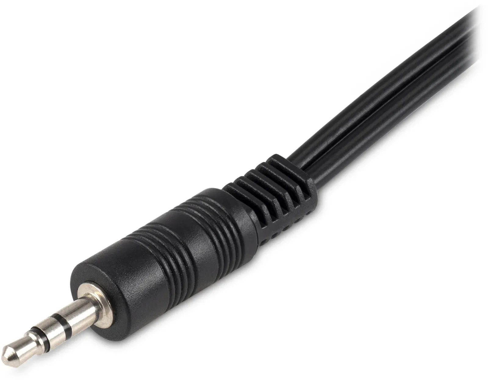 Адаптер аудио Buro BU-2XJACK-JACK 2xJack 3.5 f/Jack 3.5 m 0.2м. черный - фото 3