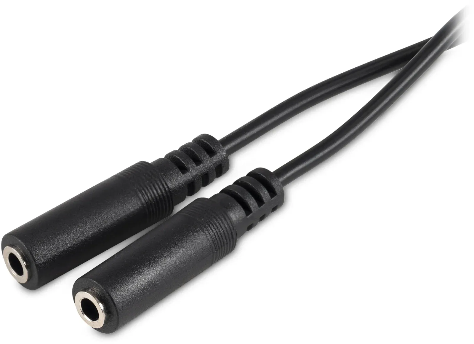 Адаптер аудио Buro BU-2XJACK-JACK 2xJack 3.5 f/Jack 3.5 m 0.2м. черный - фото 4