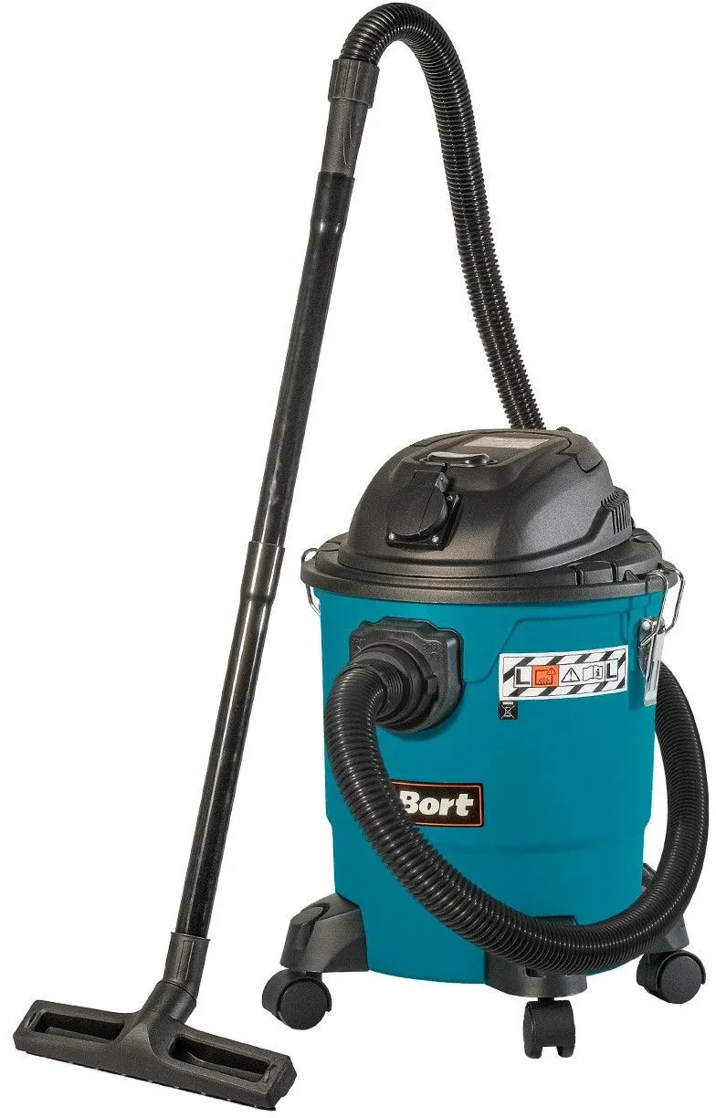 Строительный пылесос Bort BSS-1220-P 1200Вт уборка: сухая/влажная/выдув/сбор воды синий - фото 6