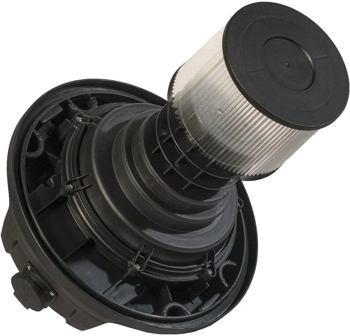 Строительный пылесос Bort BSS-1430-P 1400Вт уборка: сухая/влажная/выдув/сбор воды синий - фото 4