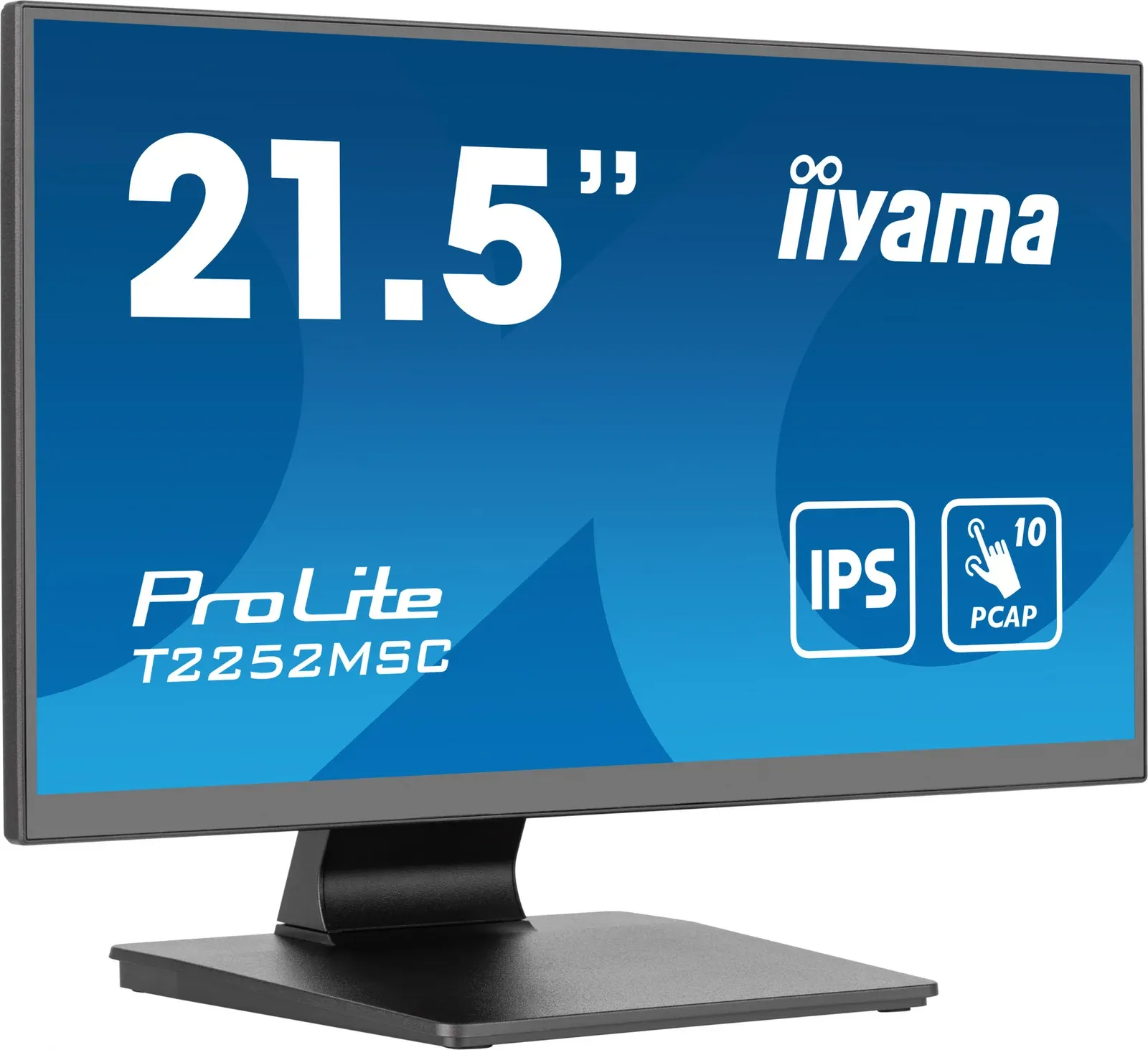 Монитор Iiyama 21.5 ProLite T2252MSC-B2 черный IPS LED 5ms 16:9 HDMI M/M глянцевая 250cd 178гр/178гр 1920x1080 60Hz DP FHD USB Touch 4.5кг - фото 2