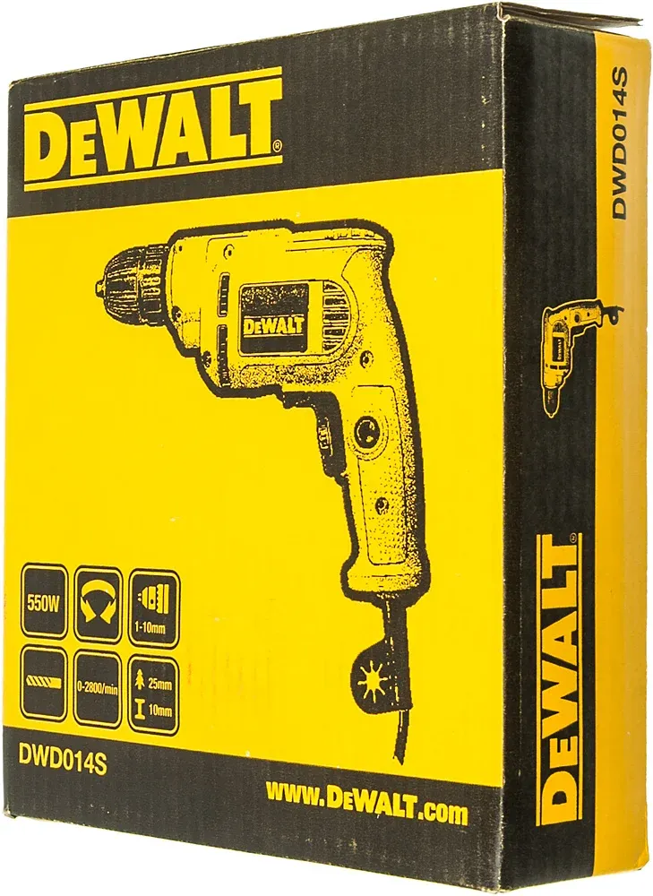Дрель безударная DeWalt DWD014S-QS 550Вт патрон:быстрозажимной реверс - фото 7