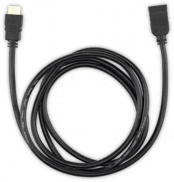 Кабель-удлинитель аудио-видео Buro HDMI m/HDMI f 2м. позолоч.конт. черный BU-HDMI2.0-EXTND-2M - фото 7
