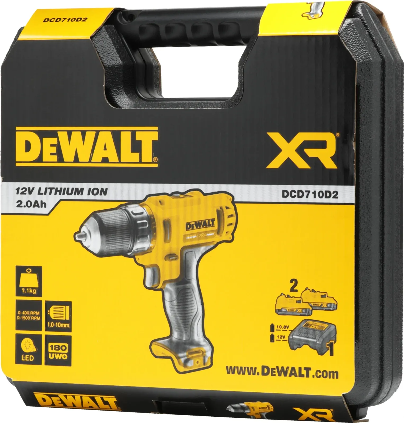 Шуруповерты DEWALT DCD710D2-QW - фото 1