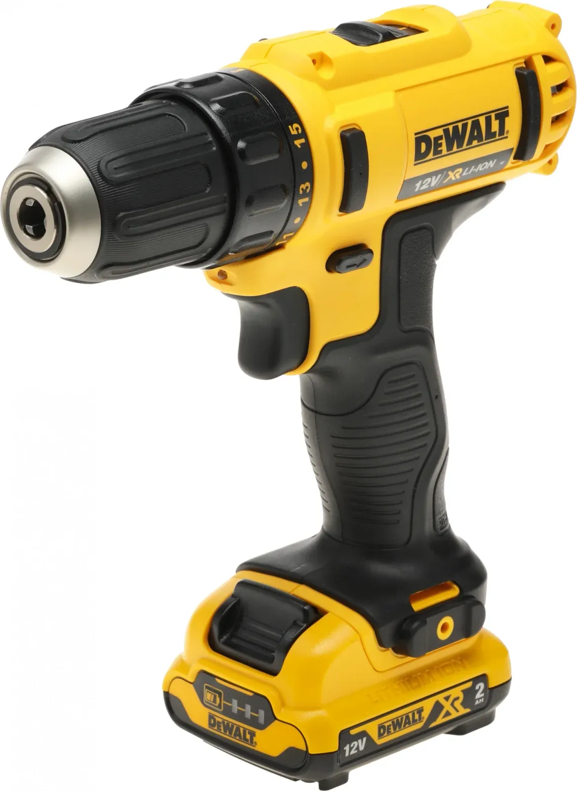 Дрель-шуруповерт DeWalt DCD710D2-QW 180Вт аккум. патрон:быстрозажимной кейс в комплекте - фото 3