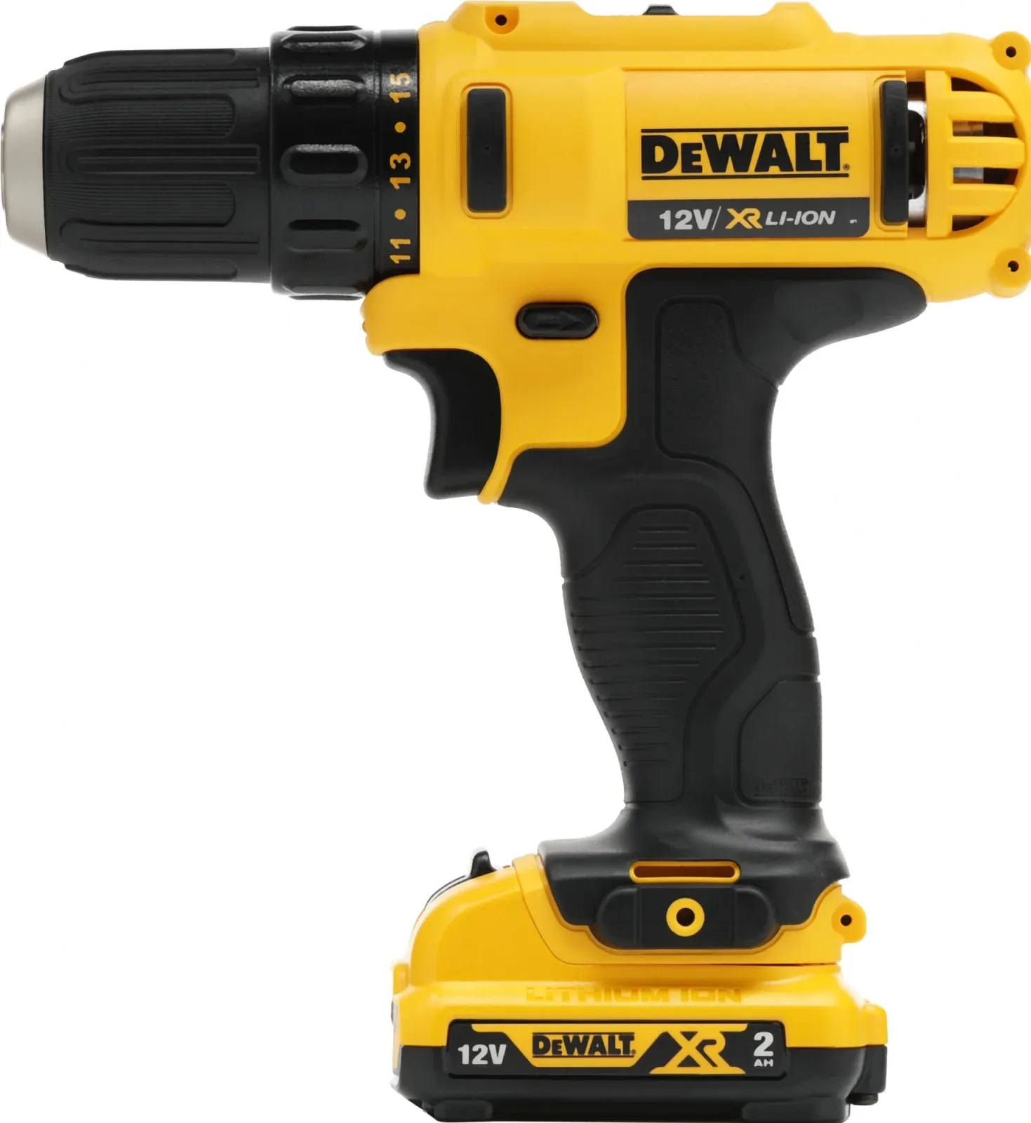 Дрель-шуруповерт DeWalt DCD710D2-QW 180Вт аккум. патрон:быстрозажимной кейс в комплекте - фото 4
