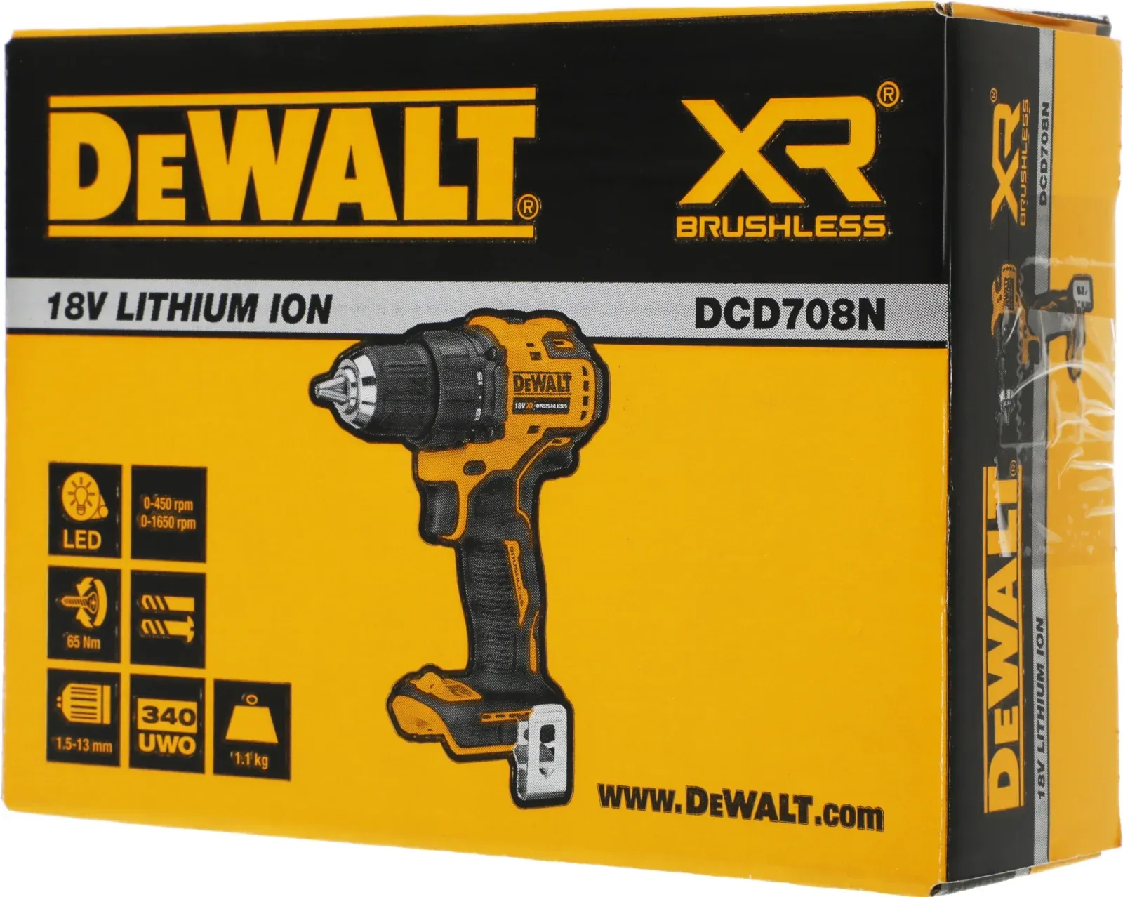 Шуруповерты DEWALT DCD708N-XJ БЕЗ АКБ И ЗУ - фото 1