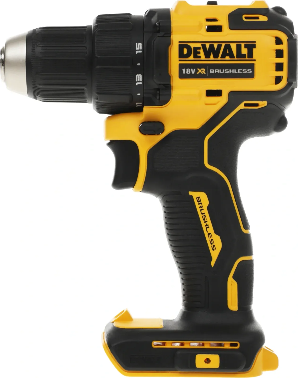 Дрель-шуруповерт DeWalt DCD708N-XJ Без АКБ и ЗУ аккум. патрон:быстрозажимной DCD708N-XJ - фото 3