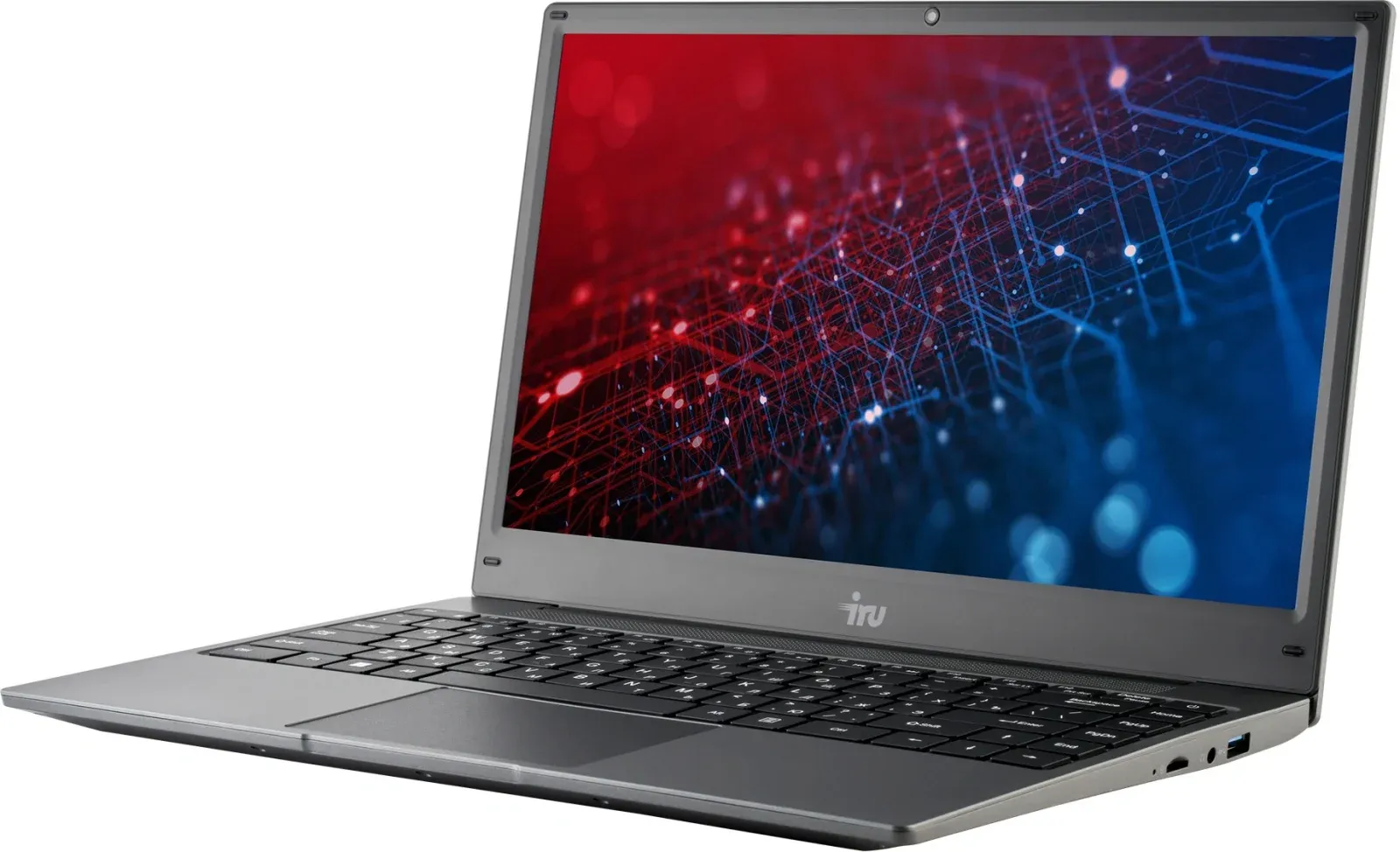 Ноутбук IRU 14TLHC Core i3 1115G4 8Gb SSD256Gb Intel UHD Graphics 14 IPS FHD 1920x1080 Windows 11 Pro Multi Language grey WiFi BT Cam 1996897 - фото 2