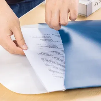 Конверт на кнопке Deli Linfini EF763 A4 гориз. расшир. гладкий полипропилен ассорти внешний карман - фото 8