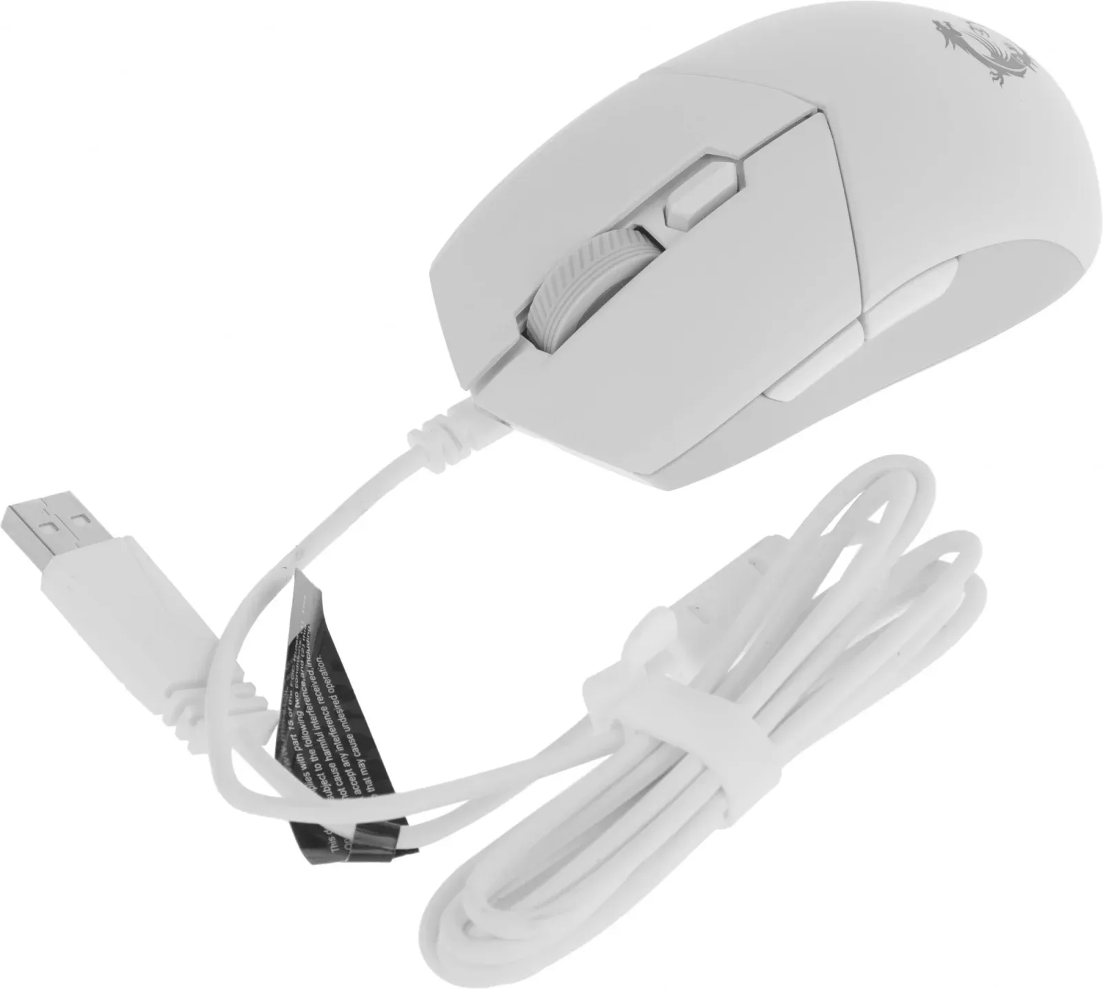 Мышь MSI Clutch GM11 белый оптическая 5000dpi USB 5but S12-0401970-CLA - фото 6