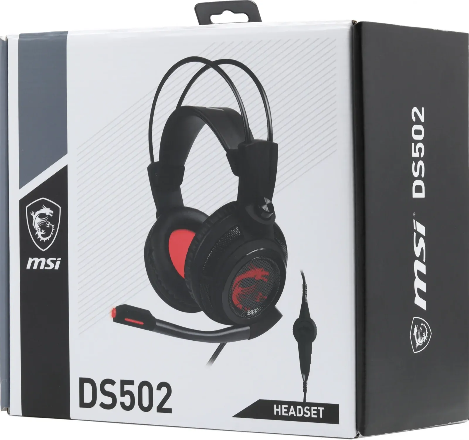 Наушники с микрофоном MSI DS502 черный 2м накладные USB оголовье S37-0400120-SV1 - фото 2