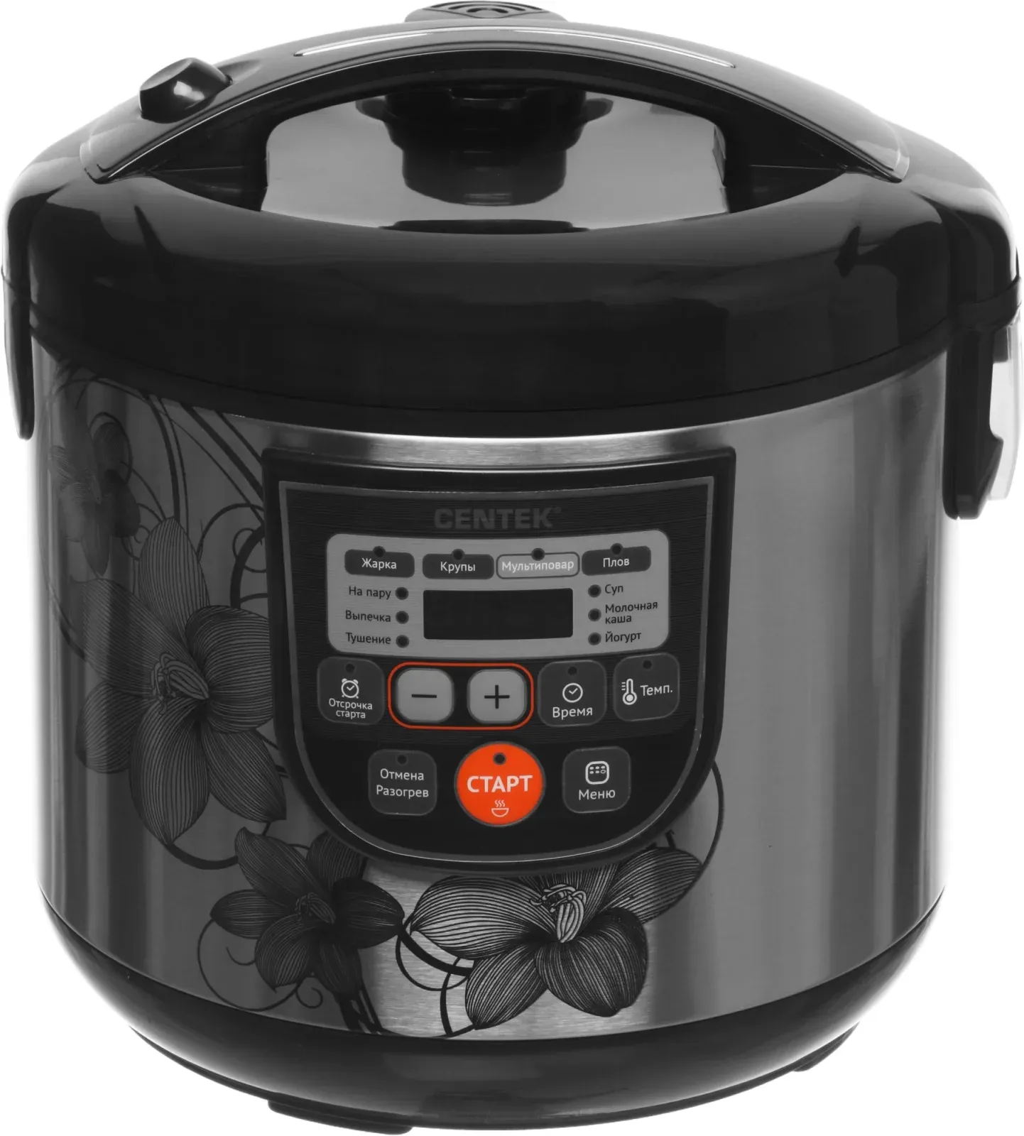 Мультиварка Centek CT-1498 5л 700Вт черный/стальной - фото 5