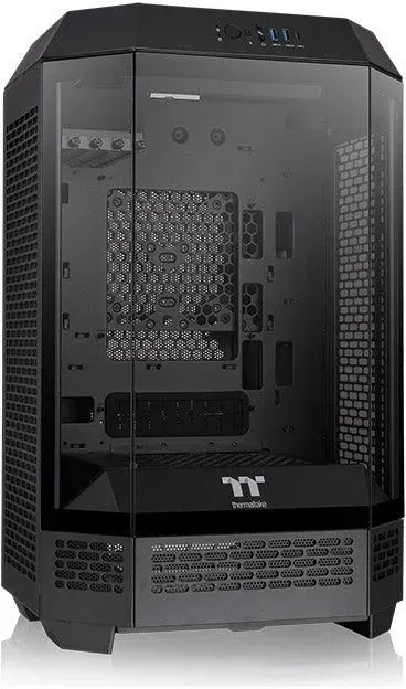 Корпус Thermaltake The Tower 300 Black черный без БП mATX 8x120mm 6x140mm 2xUSB3.0 audio bott PSU - фото 2