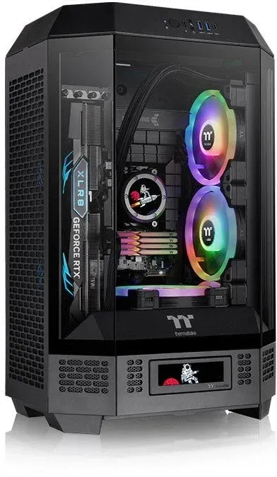 Корпус Thermaltake The Tower 300 Black черный без БП mATX 8x120mm 6x140mm 2xUSB3.0 audio bott PSU - фото 6