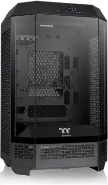 Корпус Thermaltake The Tower 300 Black черный без БП mATX 8x120mm 6x140mm 2xUSB3.0 audio bott PSU - фото 8