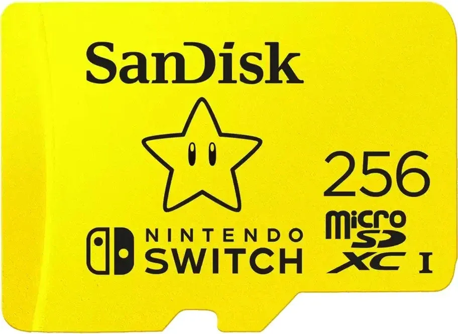 Флеш карта microSDXC 256GB Sandisk SDSQXAO-256G-GN3ZN Nintendo Switch w/o adapter